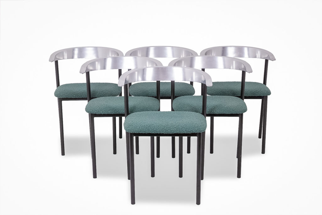 Bernal and Isern for Sellex. Series of 6 armchairs. Year 1988.