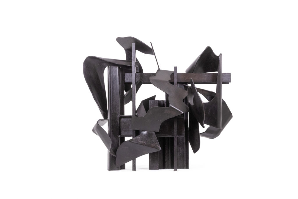 Jean Campa. Patinated metal sculpture. Year 1995.