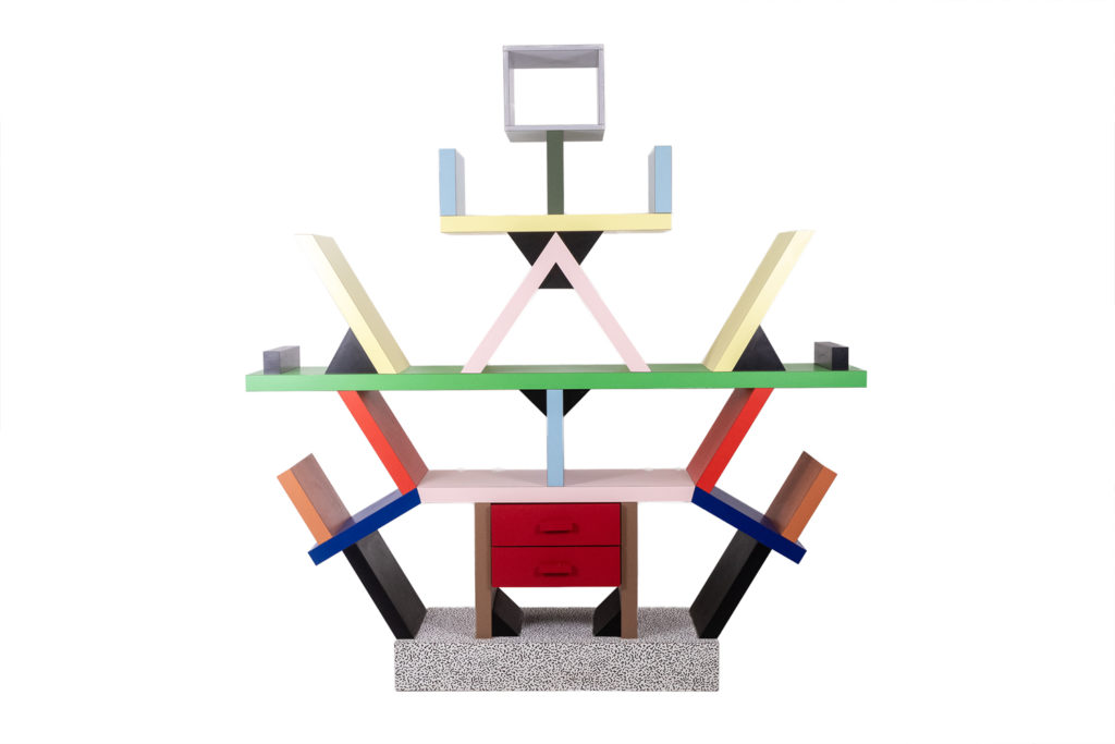 Ettore Sottsass for Memphis. Carlton Library. Year 1981.